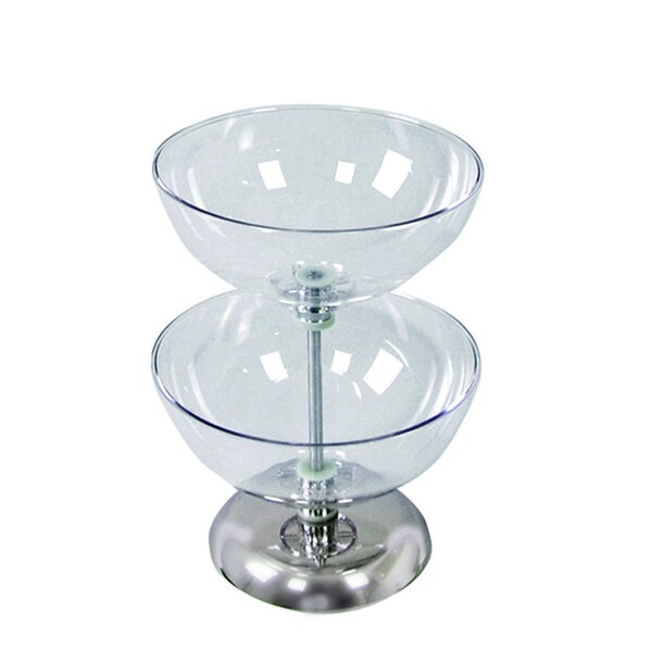Two-Tier 12" & 12" Bowl Counter Display